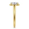 Sale Gabriel & Co. Geo - 14K Yellow Gold Oval Diamond Engagement Ring