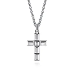 Discount Gabriel & Co. Geometric Cross 925 Sterling Silver