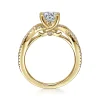 Online Gabriel & Co. Gina - 14K Yellow Gold Round Diamond Twisted Engagement Ring