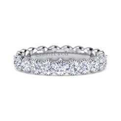 Discount Gabriel & Co. Giralda - 14K White Gold Diamond Anniversary Band - 2.1 ct