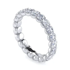 Discount Gabriel & Co. Giralda - 14K White Gold Diamond Anniversary Band - 2.1 ct