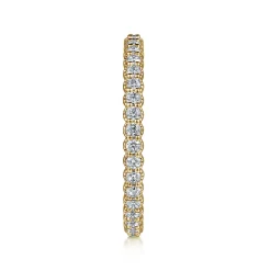 Hot Gabriel & Co. Giralda - 14K Yellow Gold Diamond Eternity Band - 0.48 ct