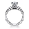 Sale Gabriel & Co. Halette - 14K White Gold Round Diamond Engagement Ring