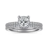 Online Gabriel & Co. Hart - 14K White Gold Cushion Hidden Halo Diamond Engagement Ring