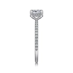 Online Gabriel & Co. Hart - Platinum Cushion Hidden Halo Diamond Engagement Ring