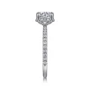 Discount Gabriel & Co. Hart - Platinum Hidden Halo Round Diamond Engagement Ring
