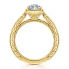 Sale Gabriel & Co. Heath - 14K Yellow Gold Marquise Shape Diamond Engagement Ring