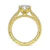 Clearance Gabriel & Co. Heath - 14K Yellow Gold Round Diamond Engagement Ring