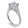 New Gabriel & Co. Holloway - 14K White Gold Diamond Engagement Ring
