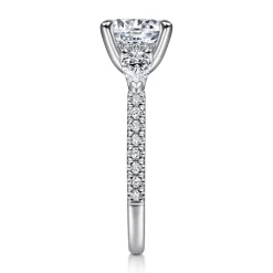 New Gabriel & Co. Holloway - 14K White Gold Diamond Engagement Ring