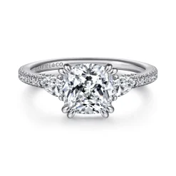 Discount Gabriel & Co. Holloway - 14K White Gold Diamond Engagement Ring