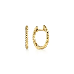 Outlet Gabriel & Co. Huggie Earrings 14K Yellow Gold