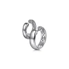 Outlet Gabriel & Co. Huggie Earrings Stuggies 925 Sterling Silver White Sapphire Bujukan