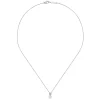 Clearance Gabriel & Co. 18 inch 14K White Gold Cultured Pearl and Diamond Pave Pendant Necklace