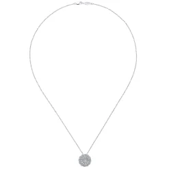 Sale Gabriel & Co. 18 inch 14K White Gold Diamond Necklace