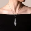 Hot Gabriel & Co. 18 inch 18K White Gold Diamond Statement Necklace