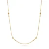 Outlet Gabriel & Co. 32 inch 14K Yellow Gold Bujukan Bead Station Necklace
