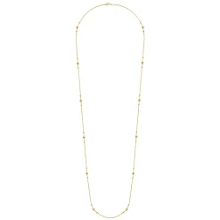 Outlet Gabriel & Co. 32 inch 14K Yellow Gold Bujukan Bead Station Necklace