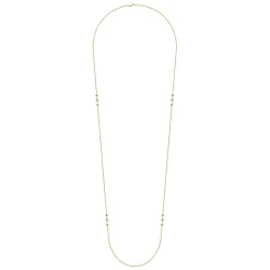 Sale Gabriel & Co. 32 inch 14K Yellow Gold Geometric Shapes Diamond Station Necklace