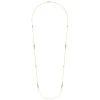 Gabriel & Co. 28 inch 14K Yellow Gold Graduating Bujukan Bead Station Necklace