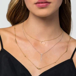 Clearance Gabriel & Co. 28 inch 14K Yellow Gold Graduating Bujukan Bead Station Necklace