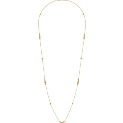 Clearance Gabriel & Co. 28 inch 14K Yellow Gold Graduating Bujukan Bead Station Necklace