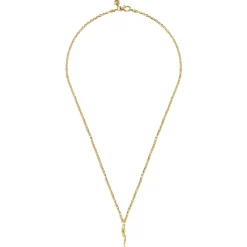 Gabriel & Co. 22 Inch 14K Yellow Gold Italian Horn Pendant Necklace