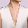 New Gabriel & Co. 24 inch 14K Yellow Gold Link Chain Necklace