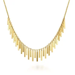 Clearance Gabriel & Co. 18 Inch 14K Yellow Gold Spear Drops Necklace