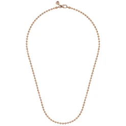 Clearance Gabriel & Co. 20 Inch 3mm 14K Rose Gold Men's Hollow Ball Chain Necklace