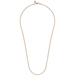 Discount Gabriel & Co. 24 Inch 3mm 14K Rose Gold Men's Hollow Ball Chain Necklace