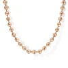 New Gabriel & Co. 22 Inch 3mm 14K Rose Gold Men's Hollow Ball Chain Necklace