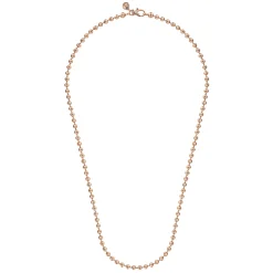 Online Gabriel & Co. 22 Inch 4mm 14K Rose Gold Men's Hollow Ball Chain Necklace