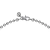 Hot Gabriel & Co. 22 Inch 4mm 14K White Gold Men's Hollow Ball Chain Necklace