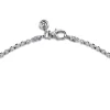 Discount Gabriel & Co. 20 Inch 2.85mm 14K White Gold Men's Hollow Link Chain Necklace
