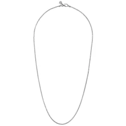 Sale Gabriel & Co. 24 Inch 1.9mm 14K White Gold Men's Hollow Wheat Chain Necklace
