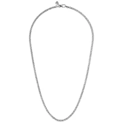 Online Gabriel & Co. 22 Inch 3.2mm 14K White Gold Men's Hollow Wheat Chain Necklace