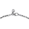 Discount Gabriel & Co. 20 Inch 3.2mm 14K White Gold Men's Hollow Link Chain Necklace