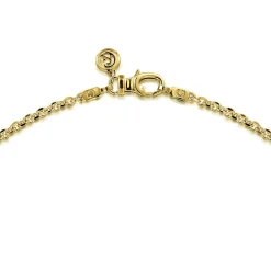 Outlet Gabriel & Co. 20 Inch 2.85mm 14K Yellow Gold Men's Hollow Link Chain Necklace