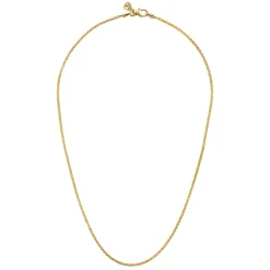 Sale Gabriel & Co. 24 Inch 1.9mm 14K Yellow Gold Men's Hollow Wheat Chain Necklace
