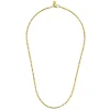 Hot Gabriel & Co. 20 Inch 3.2mm 14K Yellow Gold Men's Hollow Link Chain Necklace