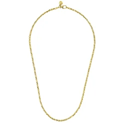 Hot Gabriel & Co. 20 Inch 3.2mm 14K Yellow Gold Men's Hollow Link Chain Necklace