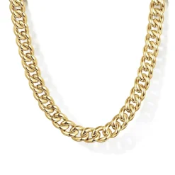 Online Gabriel & Co. 22 Inch 3mm 14K Yellow Gold Men's Solid Cuban Link Chain Necklace