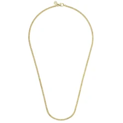 Online Gabriel & Co. 22 Inch 3mm 14K Yellow Gold Men's Solid Cuban Link Chain Necklace