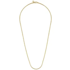 Hot Gabriel & Co. 24 Inch 2.5mm 14K Yellow Gold Men's Solid Box Chain Necklace