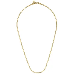 Outlet Gabriel & Co. 20 Inch 2.5mm 14K Yellow Gold Men's Solid Box Chain Necklace