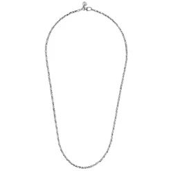 Sale Gabriel & Co. 22 Inch 3.2mm 925 Sterling Silver Men's Hollow Link Chain Necklace