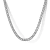 Outlet Gabriel & Co. 22 Inch 3mm 925 Sterling Silver Men's Solid Link Chain Necklace
