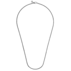 Outlet Gabriel & Co. 22 Inch 3mm 925 Sterling Silver Men's Solid Link Chain Necklace