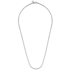 Hot Gabriel & Co. 22 Inch 2.5mm 925 Sterling Silver Men's Solid Box Chain Necklace